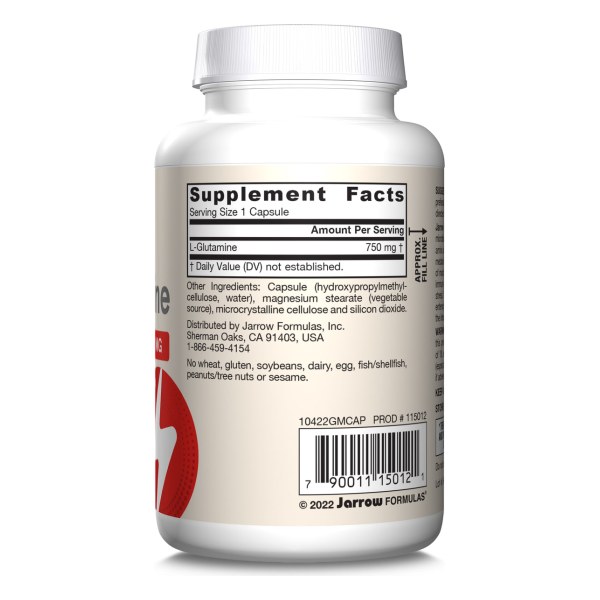 L-Glutamine - 750mg Veggie Capsules
