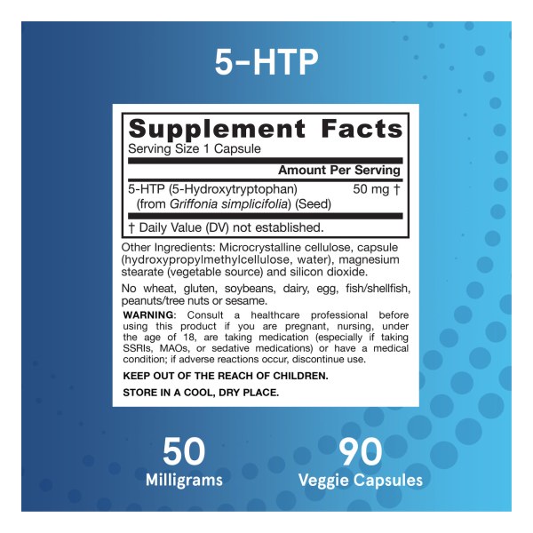 Five (5)-HTP - 50mg